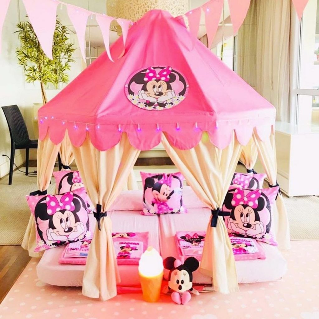 Minnie - Festa do pijama para meninas - Pijamas Party